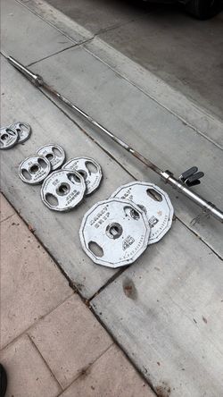 Olympic plate steel set