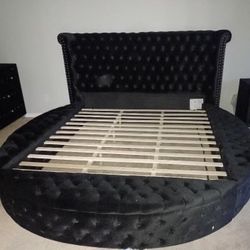 Tufted Storage Bed **Available**
