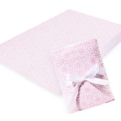 Toddler bed sheets soft and breathable baby sheets pure cotton baby girl crib sheet pink 52x28x9 inches