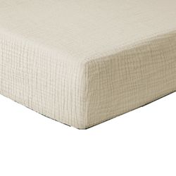 Muslin Breathable 100% Cotton Baby Crib Sheet for Standard Size Crib Length 52", Width 28" New Condition Opened Box