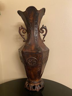 Decorative Metal Vase $10 