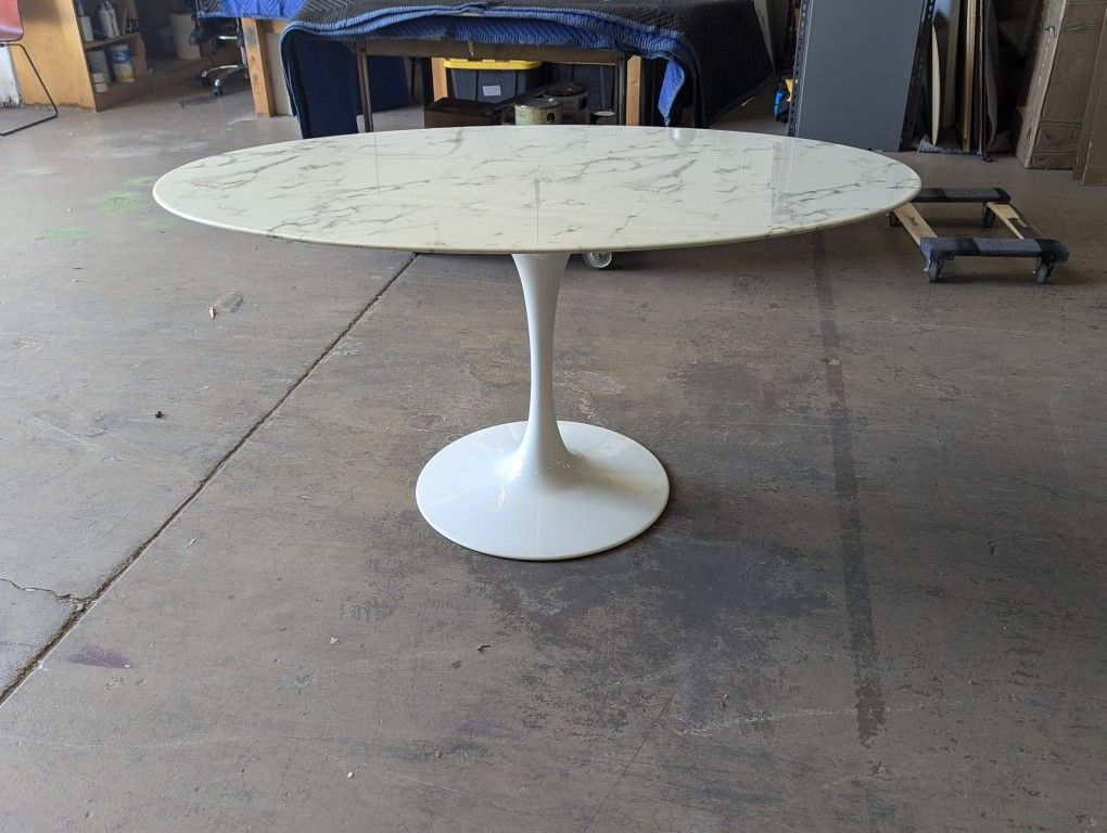 Faux Marble Dining Table