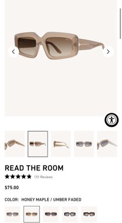 Dezi Read the Room Sunglasses in HONEY MAPLE / UMBER FADED DEZI | Accessories | Dezi Back Track Sunglasses Honey Maple  main image 3