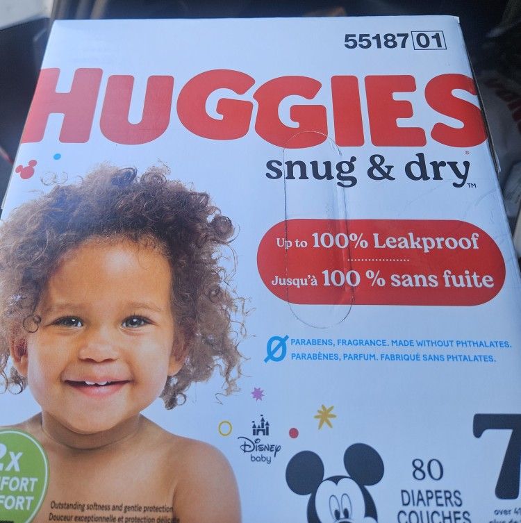 Huggies Size 7 80 Count $40