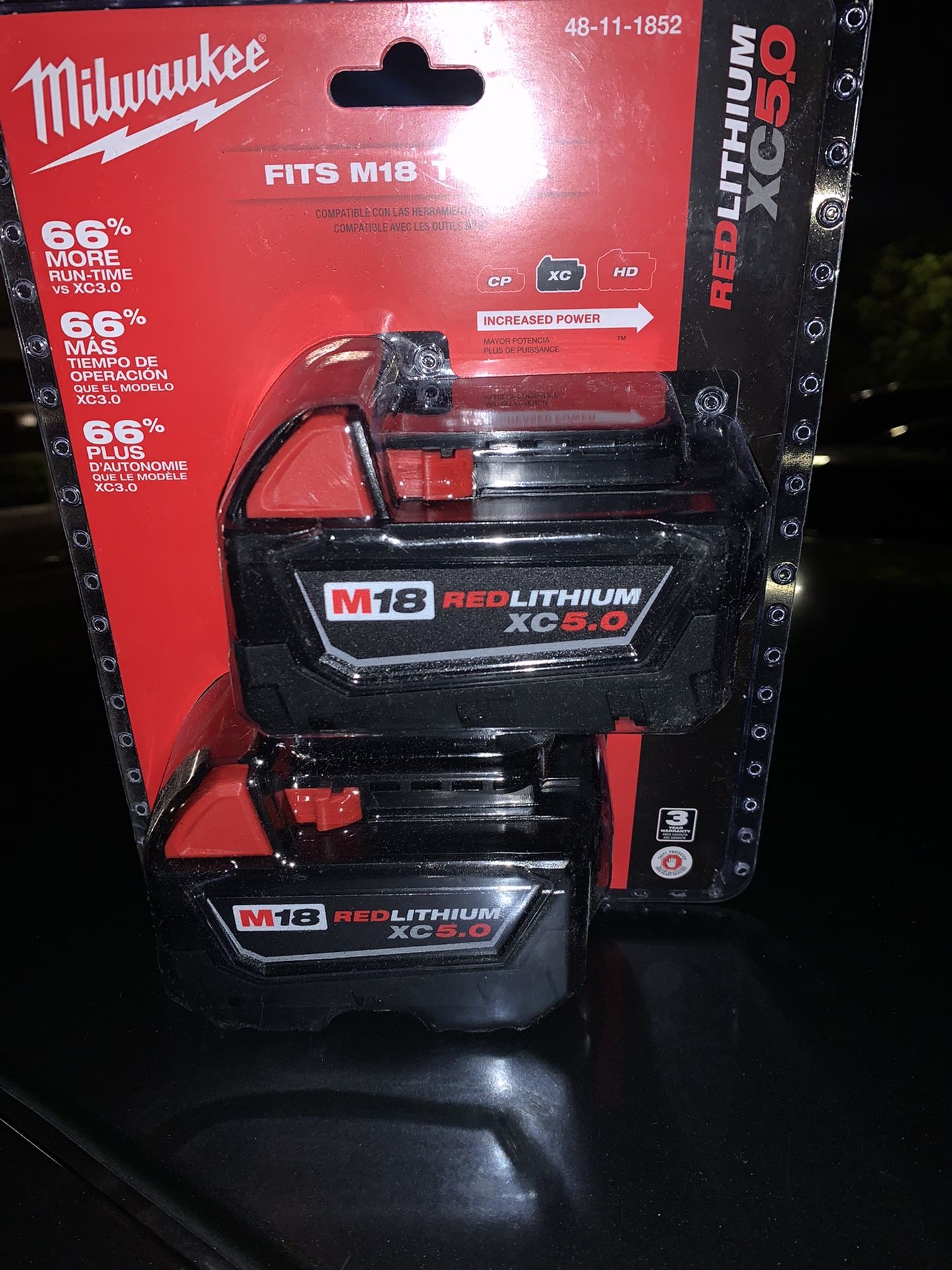 Milwaukee Dual Pack Batteries 