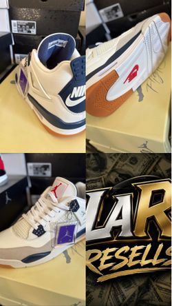 AJ RETRO 4 NAVY BLUE