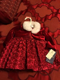 Christmas new born dress