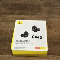 Baseus Wireless Earbuds, 140H Playback -48dB Active Noise Cancelling Bluetooth 5