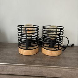 Matching Lamps  (Amber Bulbs)