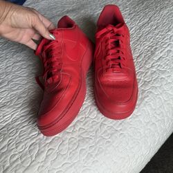 Men’s Nike Air Force 1 Red Size 12 