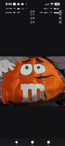 Orange M&M Costume