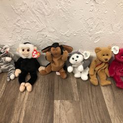 1996 And 1998 Beanie Babies 