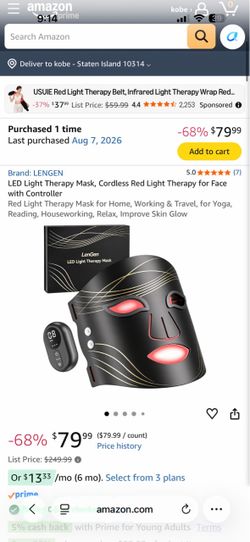 LED Light Therapy Mask