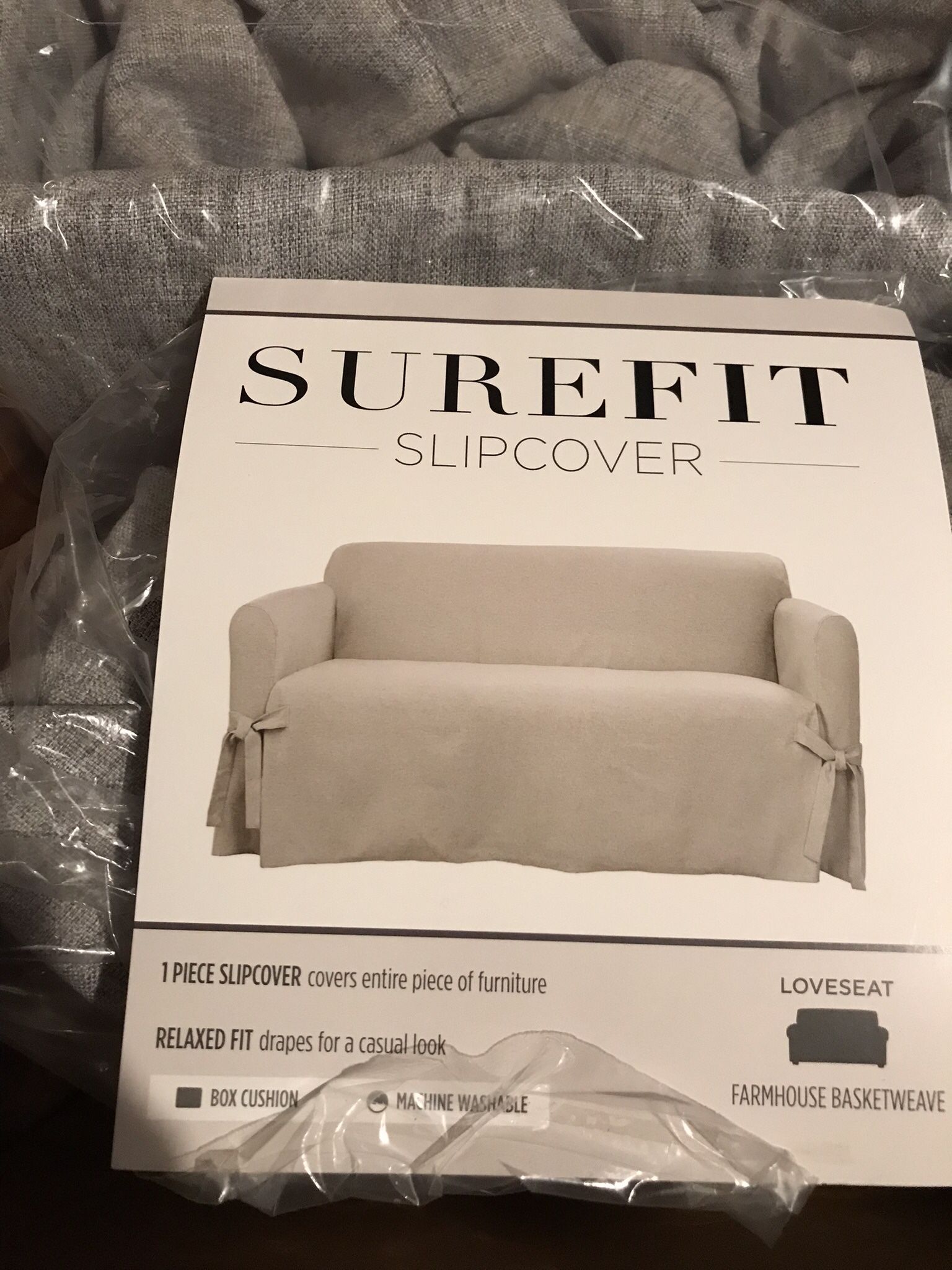 SUREFIT Relaxed Fit Loveseat Slipcovers (2pks) $80 Each Or Both