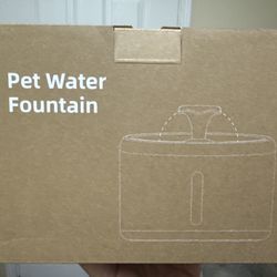 Fuente de Agua para Mascotas Casfuy 2.5L – Nueva / Casfuy Pet Water Fountain 2.5L – New