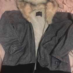 Faux Fur Victoria’s Secret Size Large Jacket  