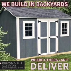 Hand Crafted Sheds For Sale 