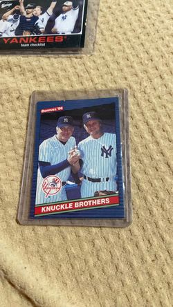 1986 Donruss Knuckle Brothers Yankees Baseball Card