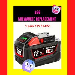 🐦‍🔥 MILWAUKEE REPLACEMENT BATTERIES M18 12.0 Powerful 