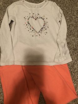 Cat & jack long sleeve shirt 5T children’s place pants 5/6