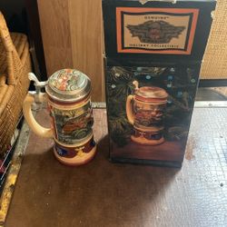 Genuine Harley Davidson Holiday German Beer Stein