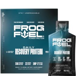 New Frog Fuel Power Regular Protein Shot, 15g Protein Nano-Hydrolyzed Grass Fed Collagen, Post Workout, Gluten Free, Fat & Sugar Free, 22 Amino Acids,