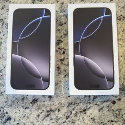 2 Brand New iPhone 16 Pro Max  512gb Verizon Locked 