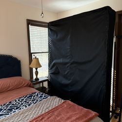 Queen Size Boxspring Mattress And Queen Size Metal Bed frame