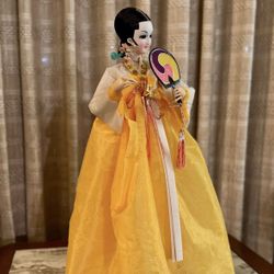 Korean Doll In Yellow Dress