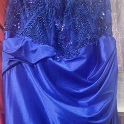 Blue Long Dress