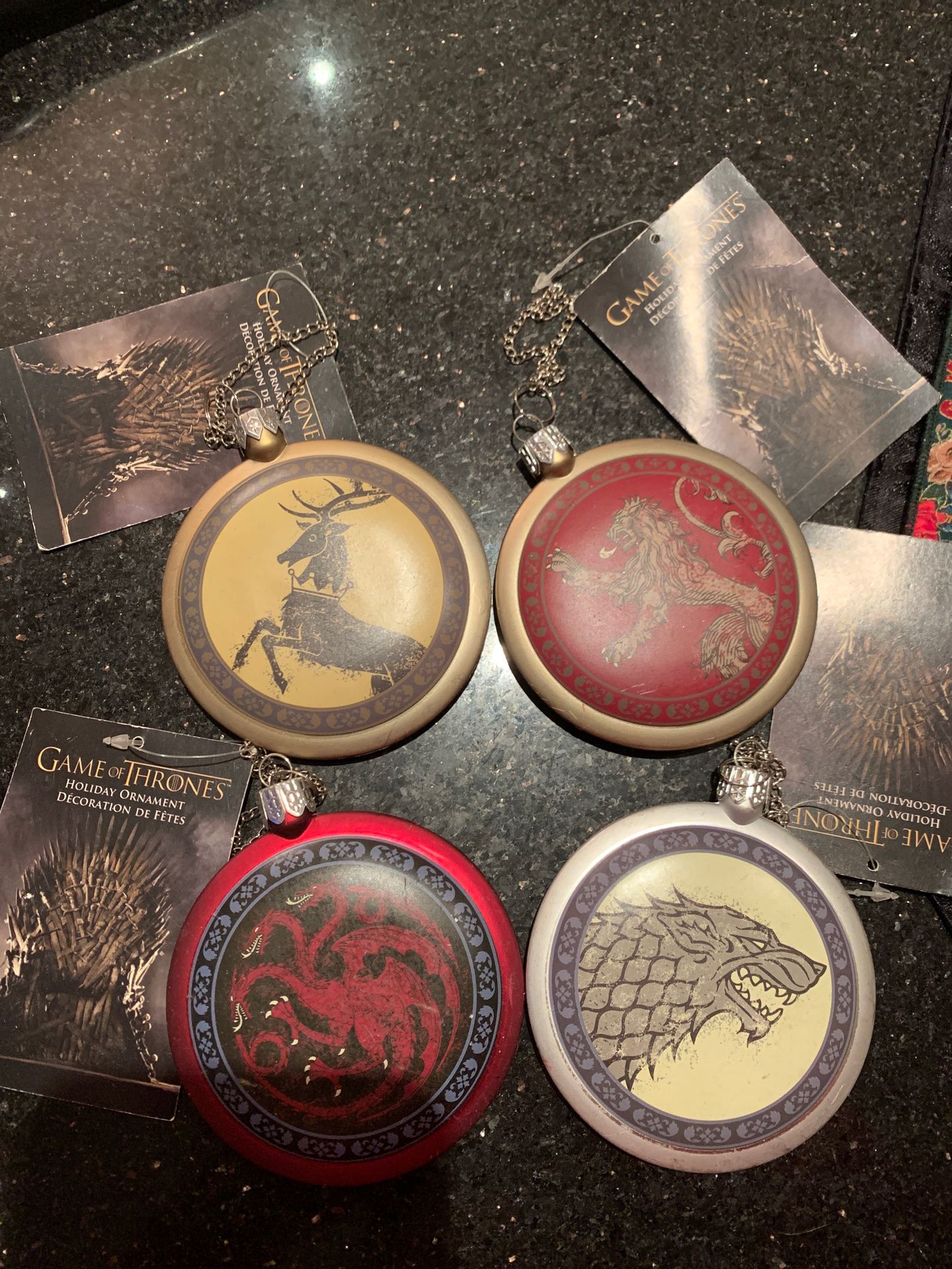Game of ThronesOrnaments Set of four