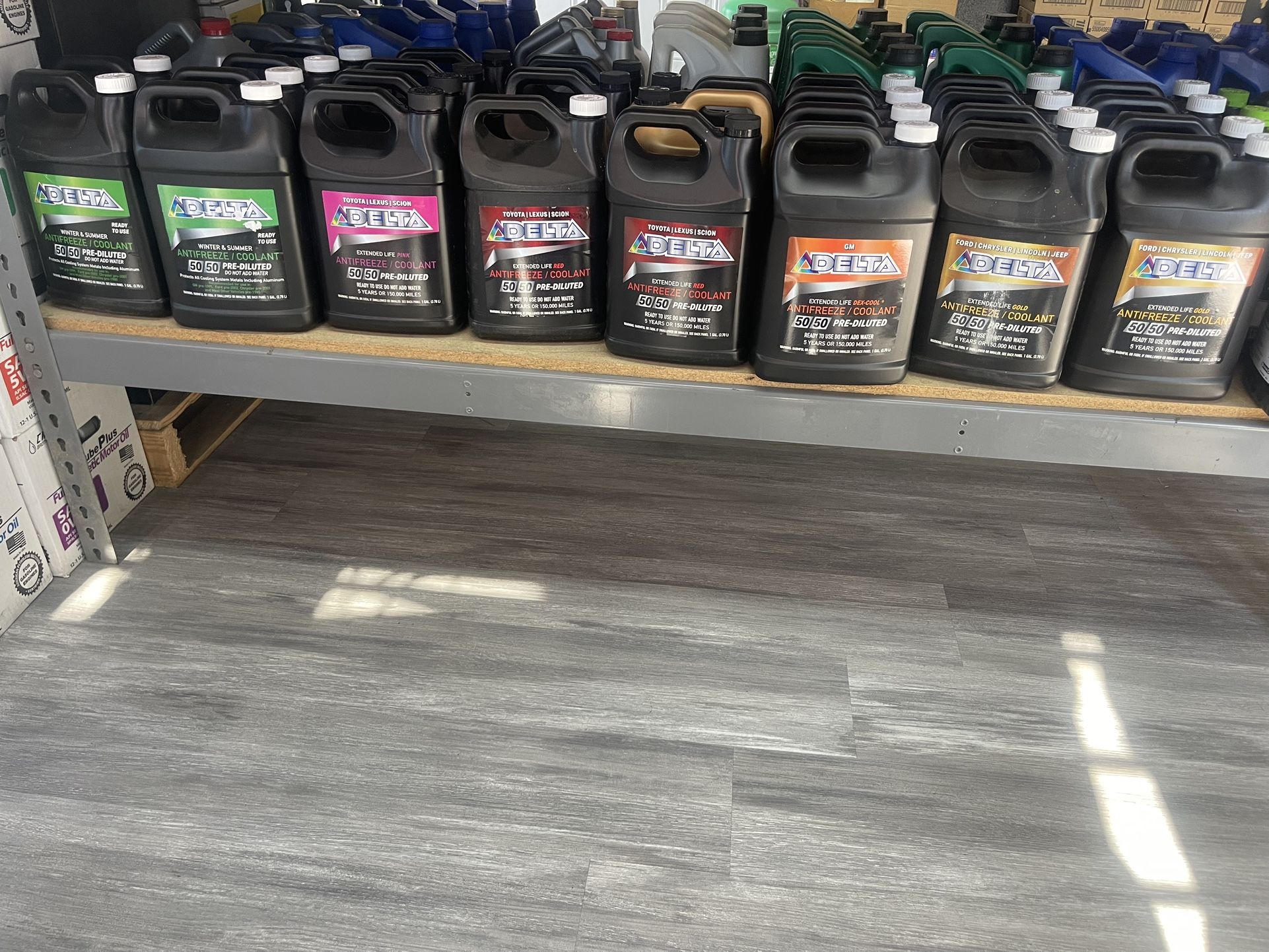 Antifreeze. Diferentes. Colores