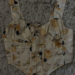 Floral Corset Top