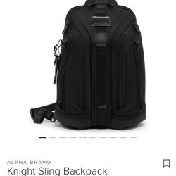 New Never Used Tumi knight Sling Backpack