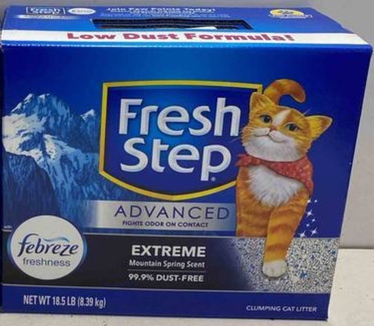 Fresh Step Extreme Mountain Spring Scent Cat Litter 18.5lb