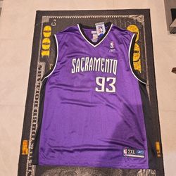 Brand New Ron Artest Jersey XXL 2XL Basketball Sacramento Kings Reebok Vintage NBA World Peace