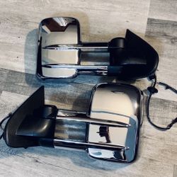 2014 to 2020 Chevrolet Silverado GMC Sierra Towing Mirrors Espejos Retrovisores de carga Electric La Zona Auto Parts