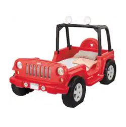 Little Tikes - Jeep® Wrangler 53" Toddler/Twin Bed - Red