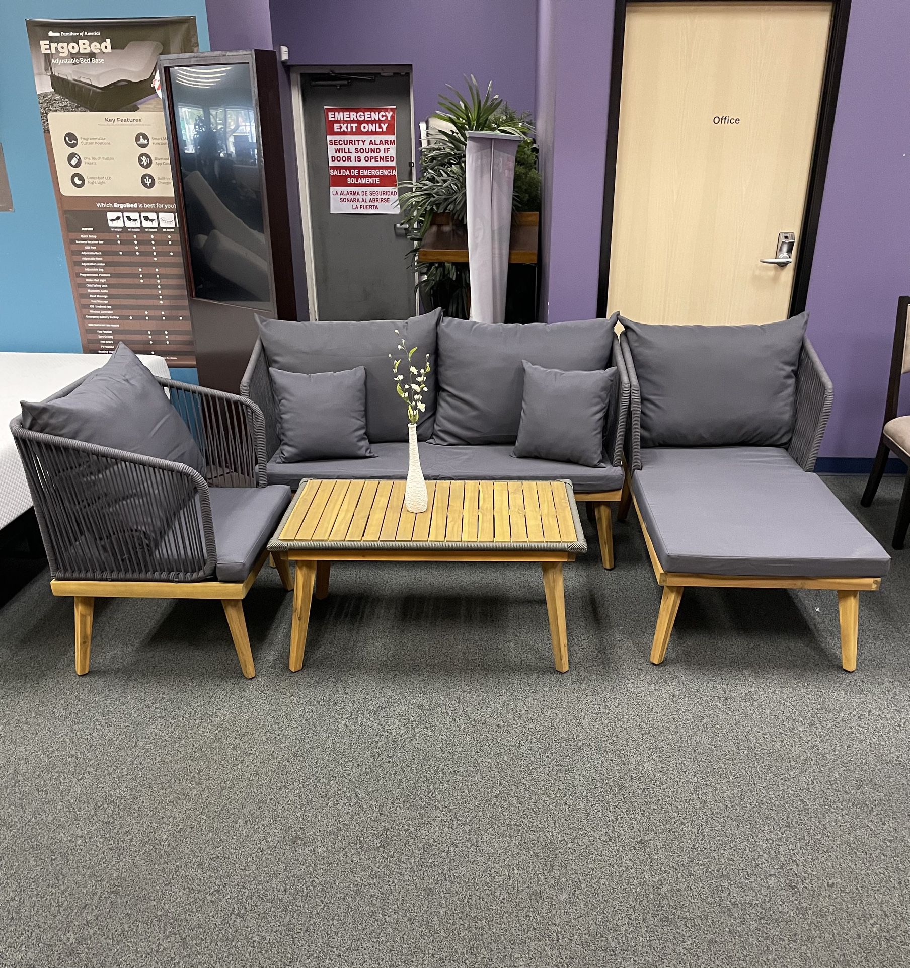 Outdoor Patio Furniture Set, Conversation