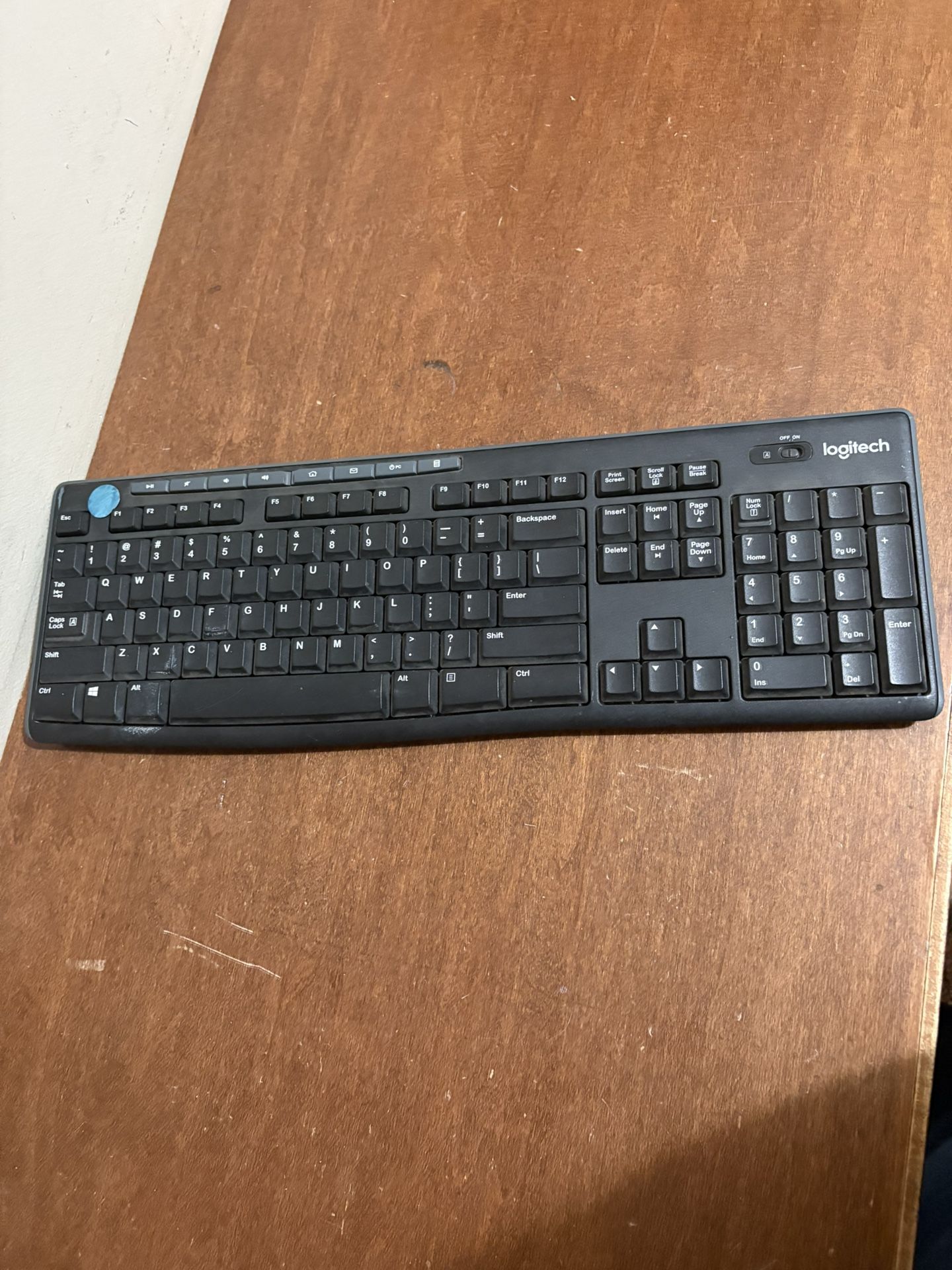 Logitech Black Wireless Keyboard