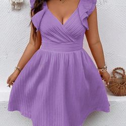 Purple Dress Woman Size 2X