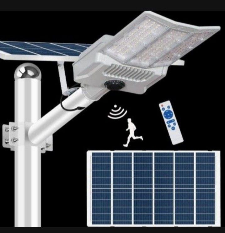 6500 Watt Powerful Solar Street Light. All New Solar Technology Were Used On This Light As Far As Brightness, 15 Hrs Battery And Motion Sensor