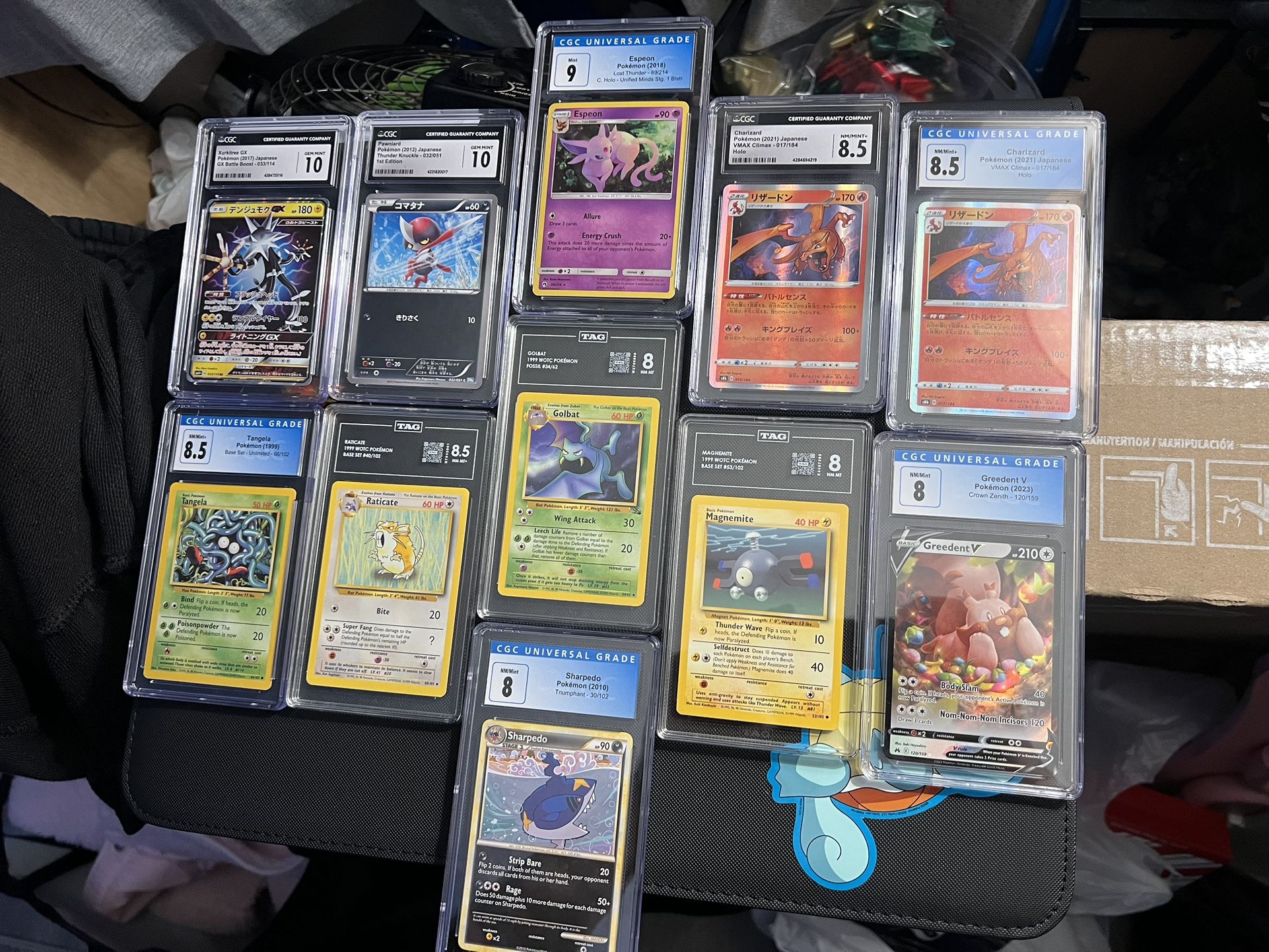 Pokemon Graded Cards CGC And TAG