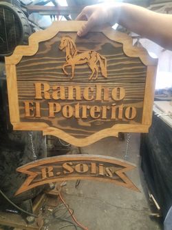 Wood signs letreros de madera personalizados