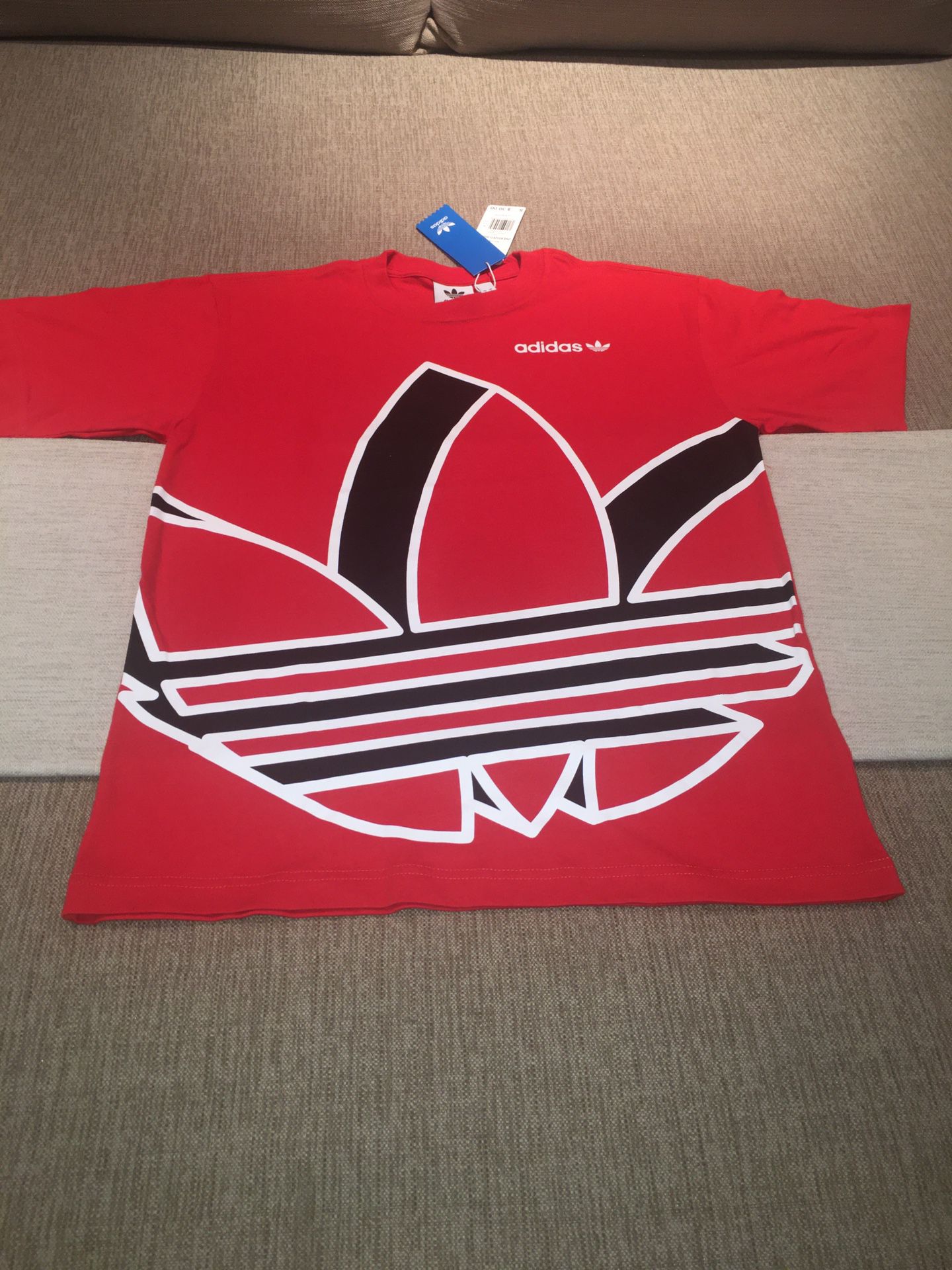 Adidas Originals Big Trefoil S/S T-Shirt -(Size Small)