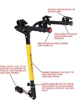 Bike Trailer Hitch - MaxxHaul 50025