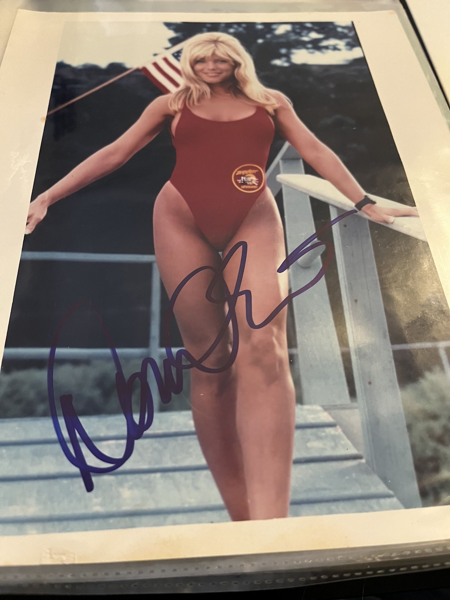 Donna from. BAYWATCH Autograph