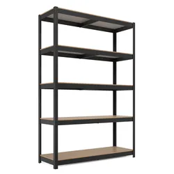 Brand New Heavy Duty 5-Tier Metal Shelving Unit (48.1”W x 16.5”D x 71.3”H)