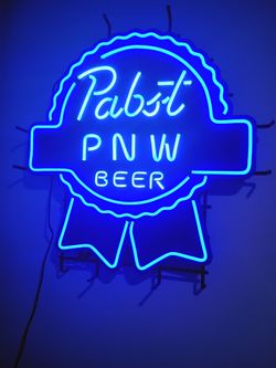Pabst PNW Beer sign