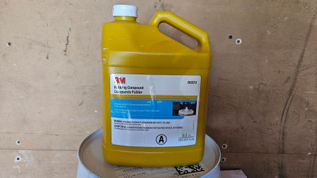 3M 05974 Perfect-It Rubbing Compound 1 Gallon Severe Scratch Remover 9.5 lbs